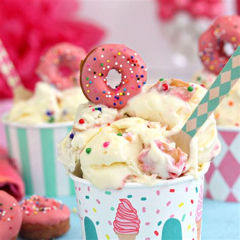 Doughnut Funfetti Ice Cream Sugarhero