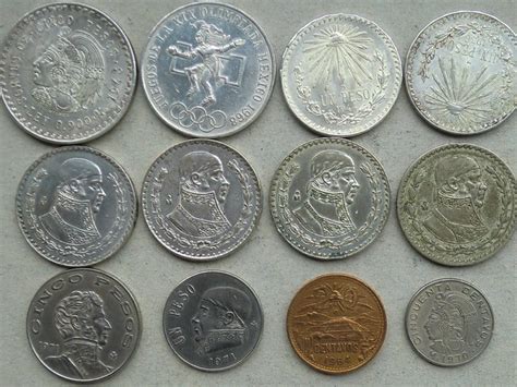 Mexico Lot 25 Pesos5 Pesos1 Pesos 12 Pieces Incl Catawiki