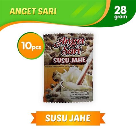 Jual Anget Sari Susu Jahe Sachet Renceng 10x28gr Shopee Indonesia