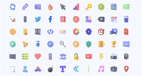 Free 3D Icons For Figma