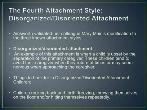 Mary Ainsworth Attachment Theory