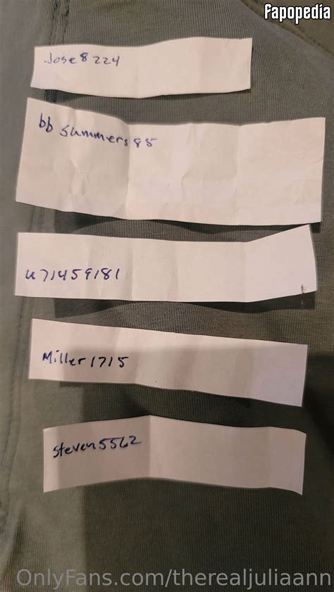 Therealjuliaann Nude OnlyFans Leaks Photo Fapopedia