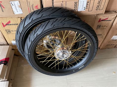 Velg Kharisma Supra X Old Tapak Lebar Uk X Plus Ban