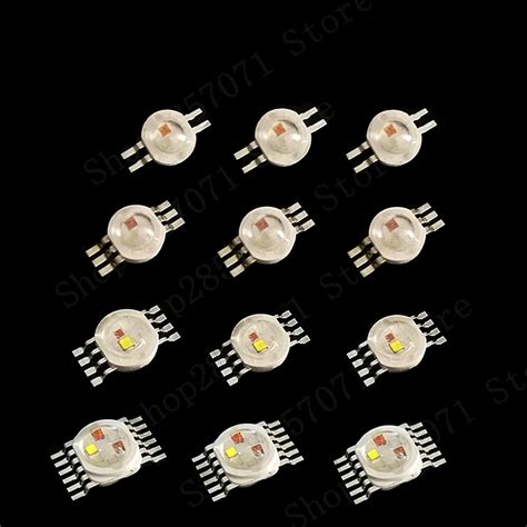 10 Pcs Rgbw Rgb W Y Uv 6w 9w 12w 15w 21w Led Lamp Emitter Diodes For