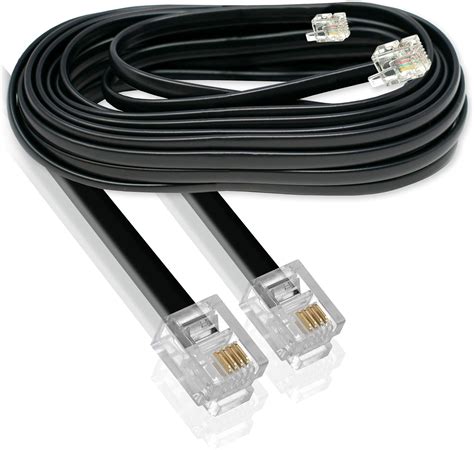 5M ADSL Cable RJ11 To RJ11 6p4C Ethernet Broadband Modem Lead 16