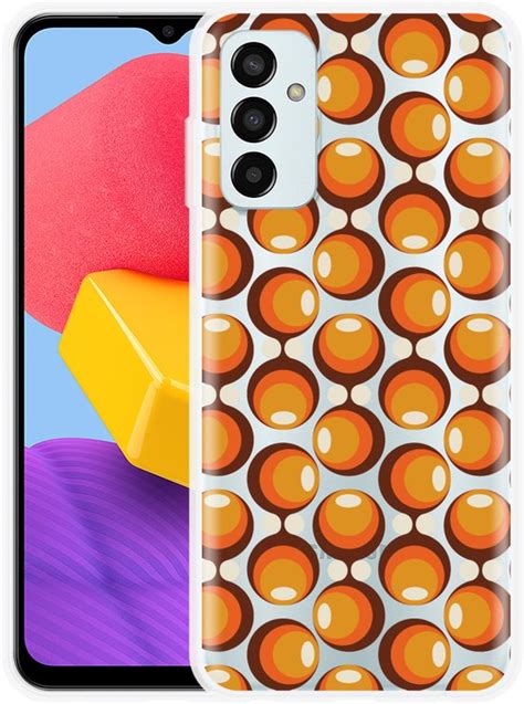 Hoesje Geschikt Voor Samsung Galaxy M S Oranje Bol