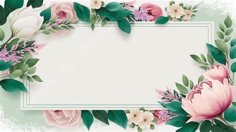 Mothers Day Floral Greeting Card Powerpoint Background For Free ...