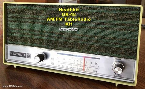 Vintage Heathkit Gr Am Fm Table Radio Kit Rf Cafe Cool Product