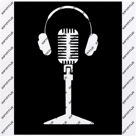 Microphone Microphone Svg File Music Svg Design Melody Clipart