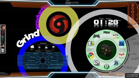 Circle Time Rainmeter Desktop By Grindproductions On Deviantart