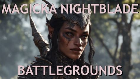 ESO PvP Magicka Nightblade Battlegrounds Part 2 Build Gameplay