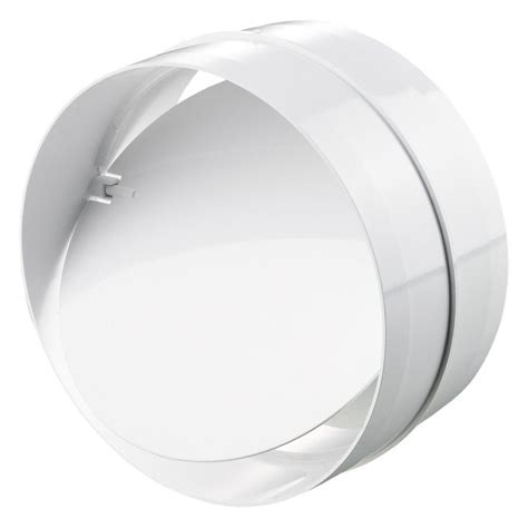 Round Circular Inline Ducting Back Draught Shutter 100mm