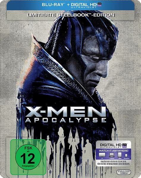 X Men Apocalypse Steelbook Blu Ray