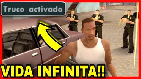 Truco De Vida Infinita Gta San Andreas Pc Como Tener Vida Infinita