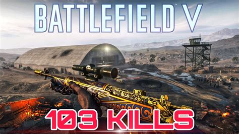 Battlefield V 103 Kills Jungle Carbine Aerodrome Conquest Youtube