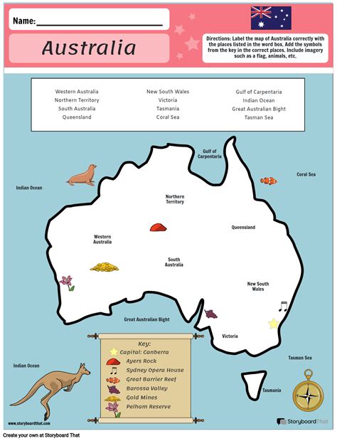 Map Labeling Worksheet Storyboard By Liane | The Best Porn Website