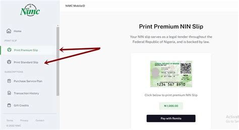 How To Print Nin Slip Online