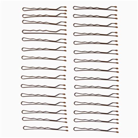Brunette Bobby Pins Brown Pack Claire S