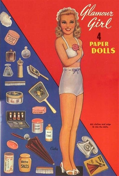 Las Recortables De Veva E Isabel Glamour Girl Paper Dolls Book