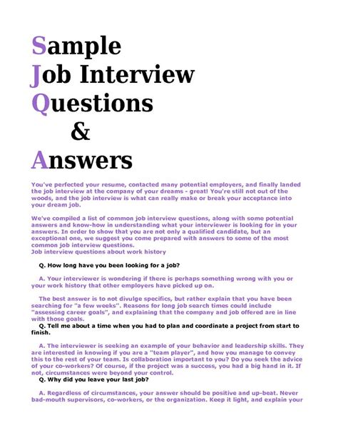 100 Interview Questions And Answers What Questions Do You Ge