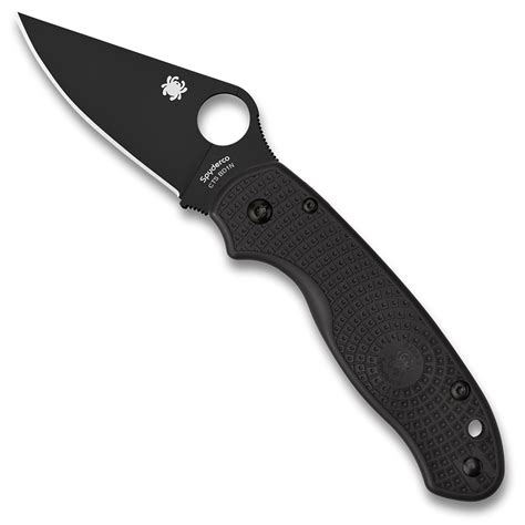 Spyderco Para 3 Lightweight Compression Lock Black Frn Handle Dlc Blade