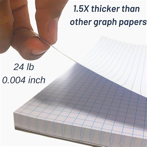 Buy Mr Pen Graph Paper Grid Paper Pad 4x4 4 Squares Per Inch 8