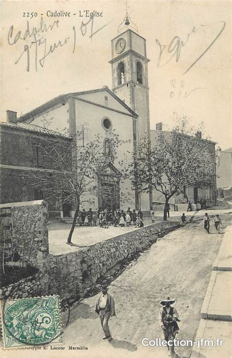 Cpa France Cadolive L Glise Bouches Du Rhone Autres