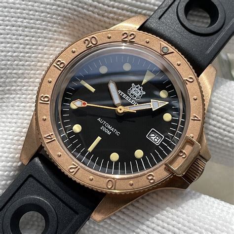 STEELDIVE SD1966S CUSN8 Bronze NH35A 200m Diver Automatic Watch BGW9 C3