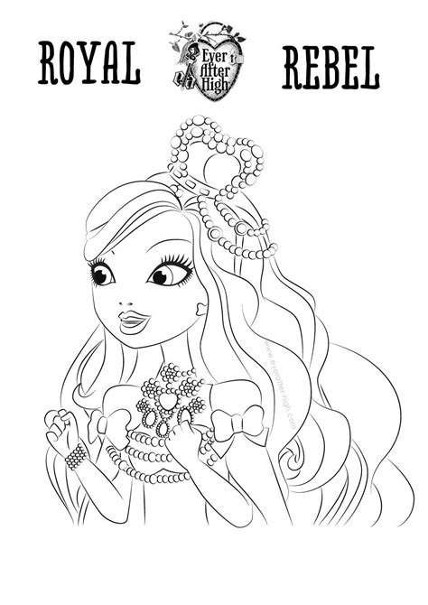 Ever After High Para Colorear Pintar E Imprimir