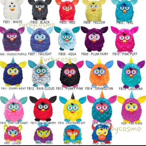 Furby 2012 Complete List By Furbycosmo Ig Anuwat Termsrithong Flickr