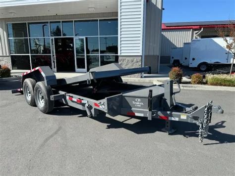 C&B 17ft 15.4K Tilt Deck Flatbed Trailer - C & B Quality Trailers ...