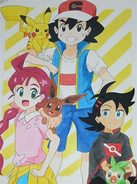 🦄Ash Ketchum Galar Team🦄 | Drawings, Character, Ash ketchum