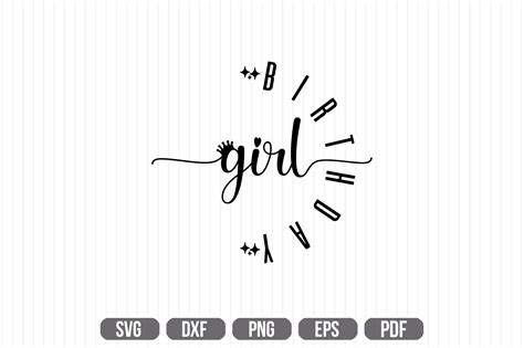 Birthday Girl Svg Graphic By Craft Store · Creative Fabrica