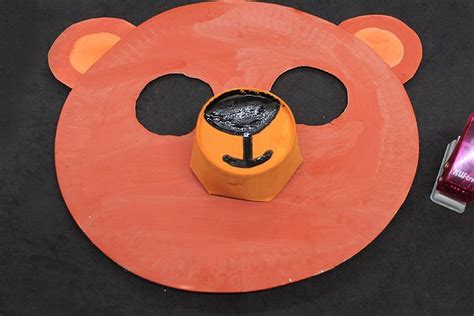 Create an Adorable Paper Plate Bear Mask Easily | Kids Crafts