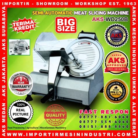 Jual Mesin Iris Daging Electric Semi Auto Meat Slicer Wd B Jakarta