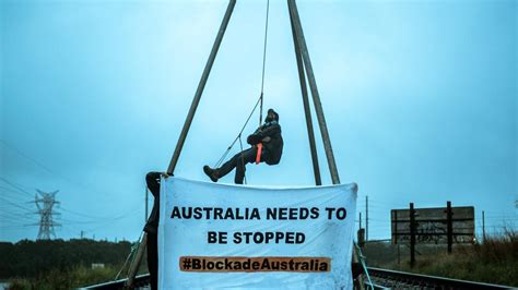 Ten Arrested After Blockade Australia Activists Launch Mass