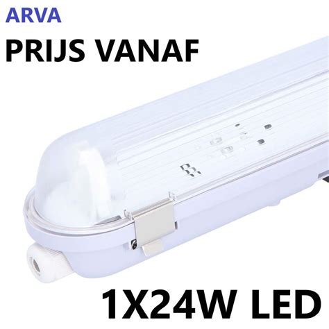 Hw Spatwaterdicht Led Tl Armatuur X W Cm Lampen Inclusief Ip