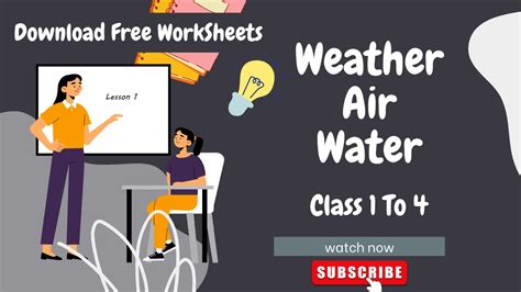 Weather Air And Water Class Chapter Air Water And Weather Class