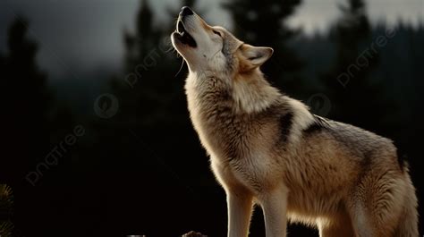 Anime Wolves Howling Wallpaper