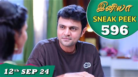 Iniya Serial EP 596 Sneak Peek 12th Sep 2024 Alya Manasa Rishi