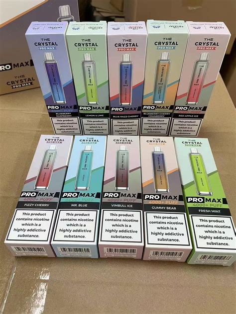 Wholesale Disposable Vape Crystal Pro Max Puffs Vape Pen China