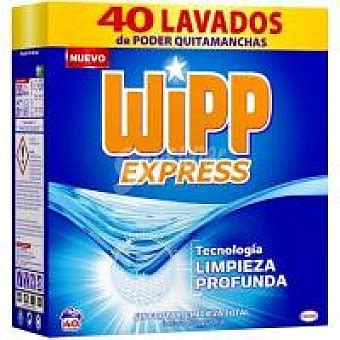 Wipp Express Detergente En Polvo Azul Maleta 40 Dosis