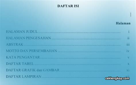 Detail Membuat Daftar Gambar Skripsi Koleksi Nomer 56