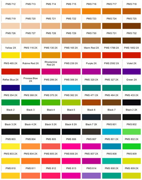 Pantone Colour Chart With Names In Pantone Color 41856 Hot Sex Picture