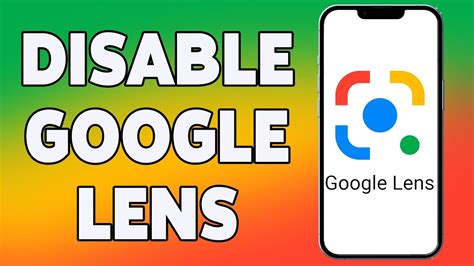 How To Disable Google Lens On Android Mobile Phone Remove Google