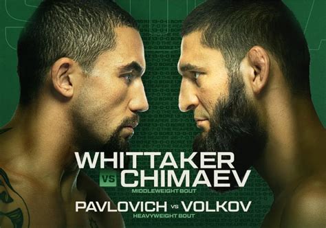 Tickets For Whittaker Vs Chimaev At UFC S First Event In Saudi Arabia