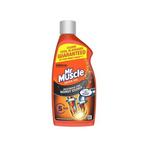 Mr Muscle Sink And Drain Unblocker Gel 500ml Pack Size 6 X 500ml Pr