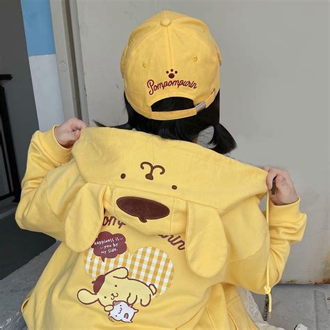 Kawaii Japanese Sanrio Cinnamoroll Hooded Jacket Kawaii Fashion Shop