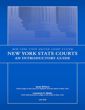 Fillable Online Nycourts The New York State Courts Fax Email Print