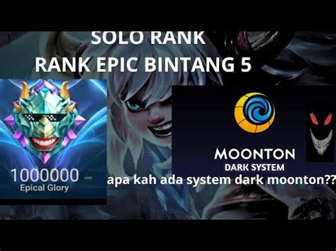 SOLO RANK EPIC Item Popol Kupa Tersakit Popol Kupa Mobile Legend